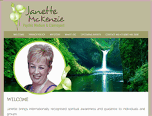 Tablet Screenshot of janettemckenzie.com